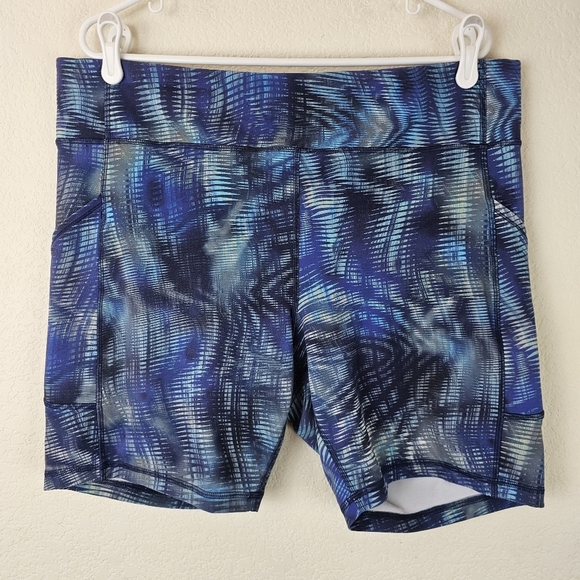 Lululemon Invigorate Short 8” Everlux Shapeshifter Blue Size 18 Pockets - Picture 4 of 11